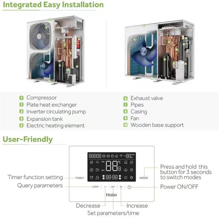Integrated Cooling And Heating Heat Pump